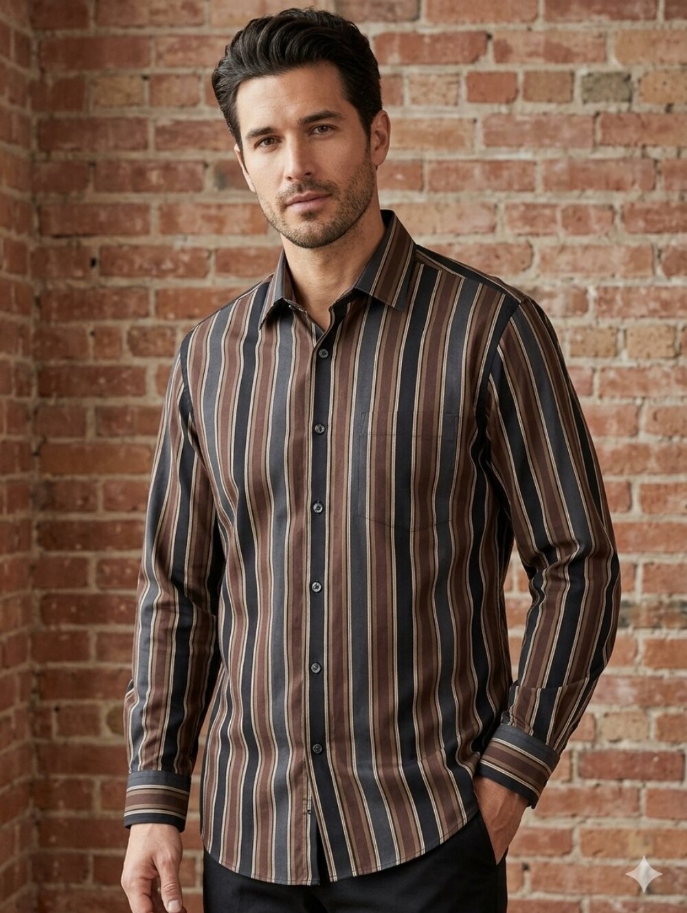 Tasso Elba Shirt Long Sleeve Button Down Size Large